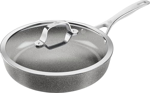 BALLARINI Salina Saute pan with lid, 28 cm, Round, Aluminium, with Ceramic Coating