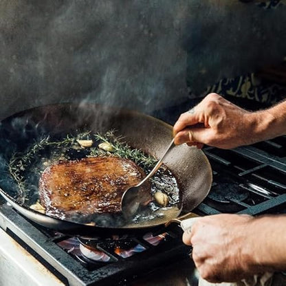 Matfer Bourgeat Black Carbon Steel Frying Pan, 15 1/2"