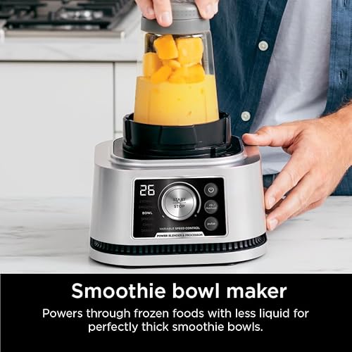 Ninja Foodi Power Blender & Food Processor, 6 Functions, Silver, SS351