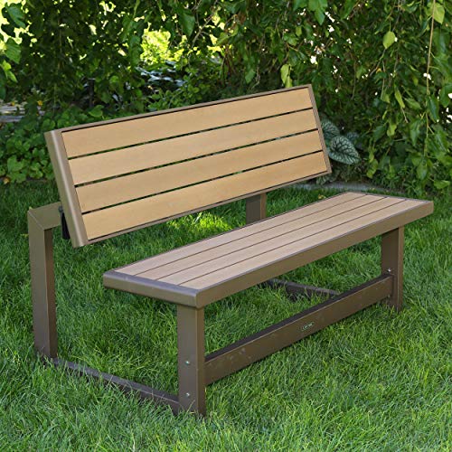 LIFETIME 60054 Convertible Bench / Table, Faux Wood Construction