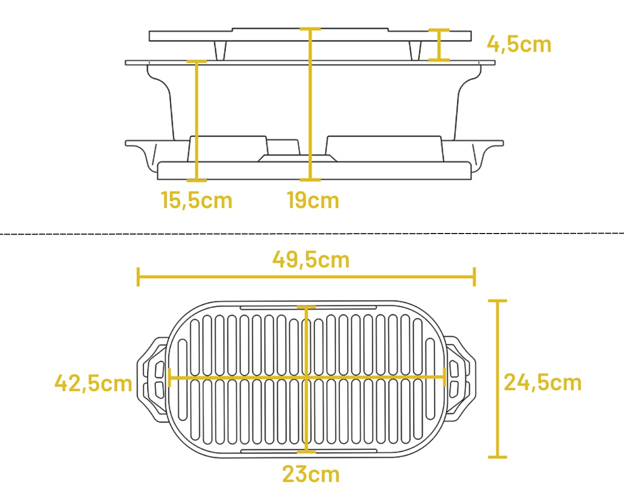 Lodge Sportsman's Cast Iron Pro Grill - 1 Each, Black