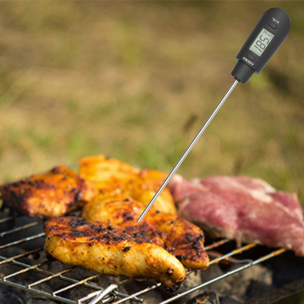 Efeng Candy Thermometer Spatula,Digital Cooking Thermometer with Pot Clip – Silicon Spatula with Meat Thermometer, Instant Read Temperature Reading for Candy,Chocolate,Grill Meat Cooking
