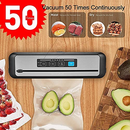 INKBIRD WIFI Sous Vide Cooker Bundle with Vacuum Sealer Machine | 1000W Sous-Vide Cooker Immersion Circulator with 14 Preset Recipes on APP and Thermal Immersion with Timer
