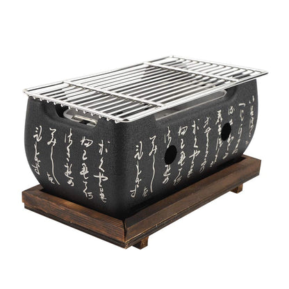 Yakitori Grill Charcoal Japanese Charcoal Grill - Rectangular Furnace,Barbecue Alcohol Stove