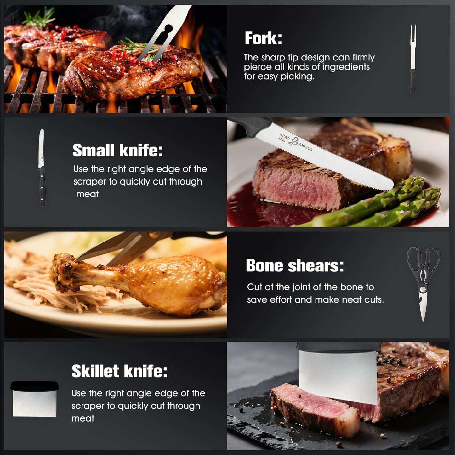 Yewkoisl 76PCS Griddle Accessories Kit – Flat Top Grill Tools Set with Spatulas, Scraper, Thermometer & Storage Bag – Outdoor Cooking Utensils for Camping, Hibachi, Tailgating & Backyard BBQ