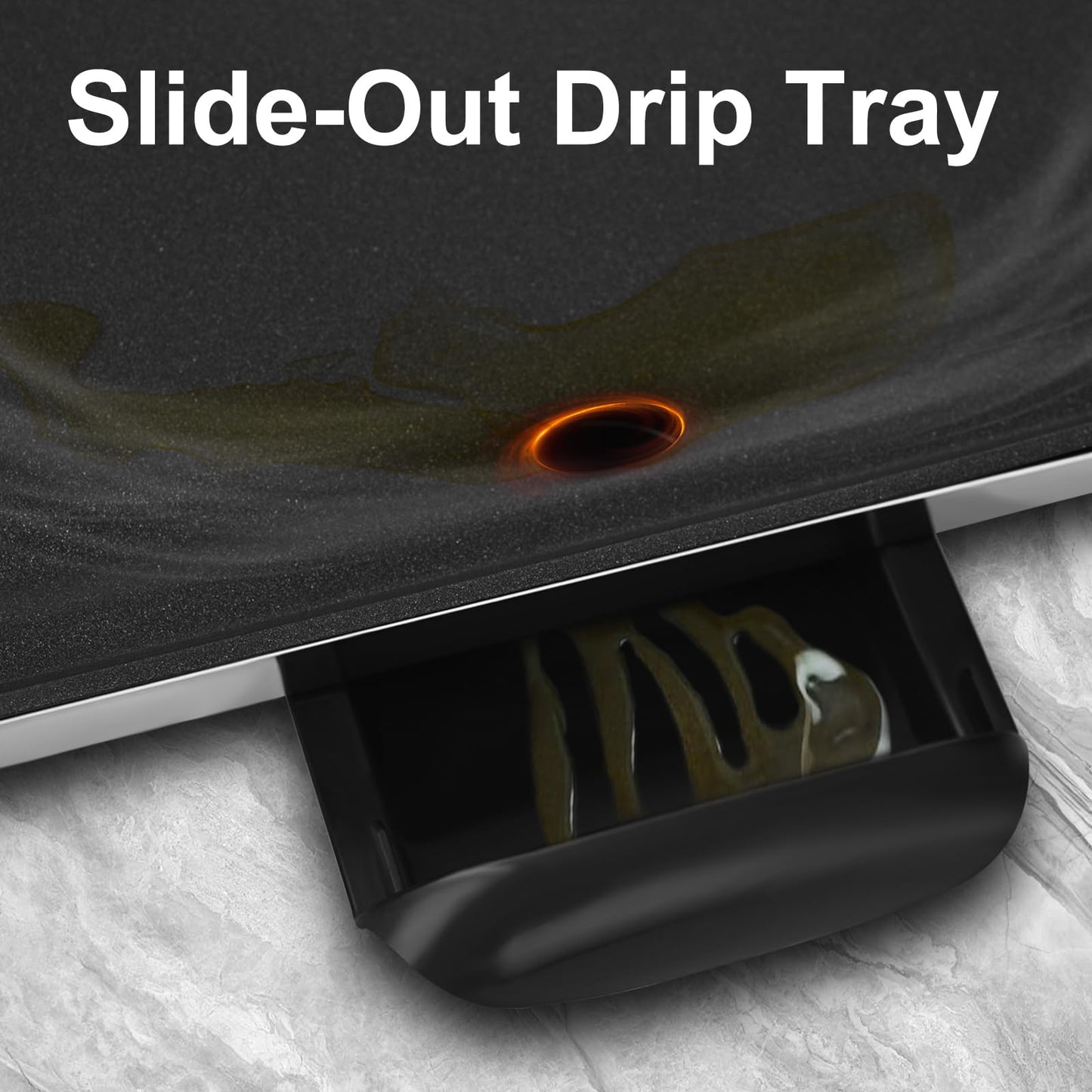 AEWHALE 35" Electric Nonstick Extra Large Griddle Grill-Teppanyaki Grill BBQ Indoor/Outdoor with Adjustable Temperature,Detachable for Easy Cleaning,Extra Wide