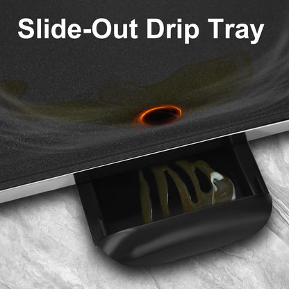 AEWHALE 35" Electric Nonstick Extra Large Griddle Grill-Teppanyaki Grill BBQ Indoor/Outdoor with Adjustable Temperature,Detachable for Easy Cleaning,Extra Wide