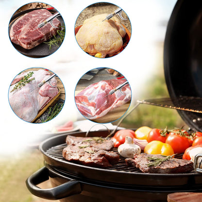 Electric Meat Injector Gun Pump with Hose - 70W Stainless Steel Marinade Injector Syringe, 10 Needles for BBQ, Turkey, Pork, Beef - Perfect for Home Grilling, Family Parties & Outdoor Cooking