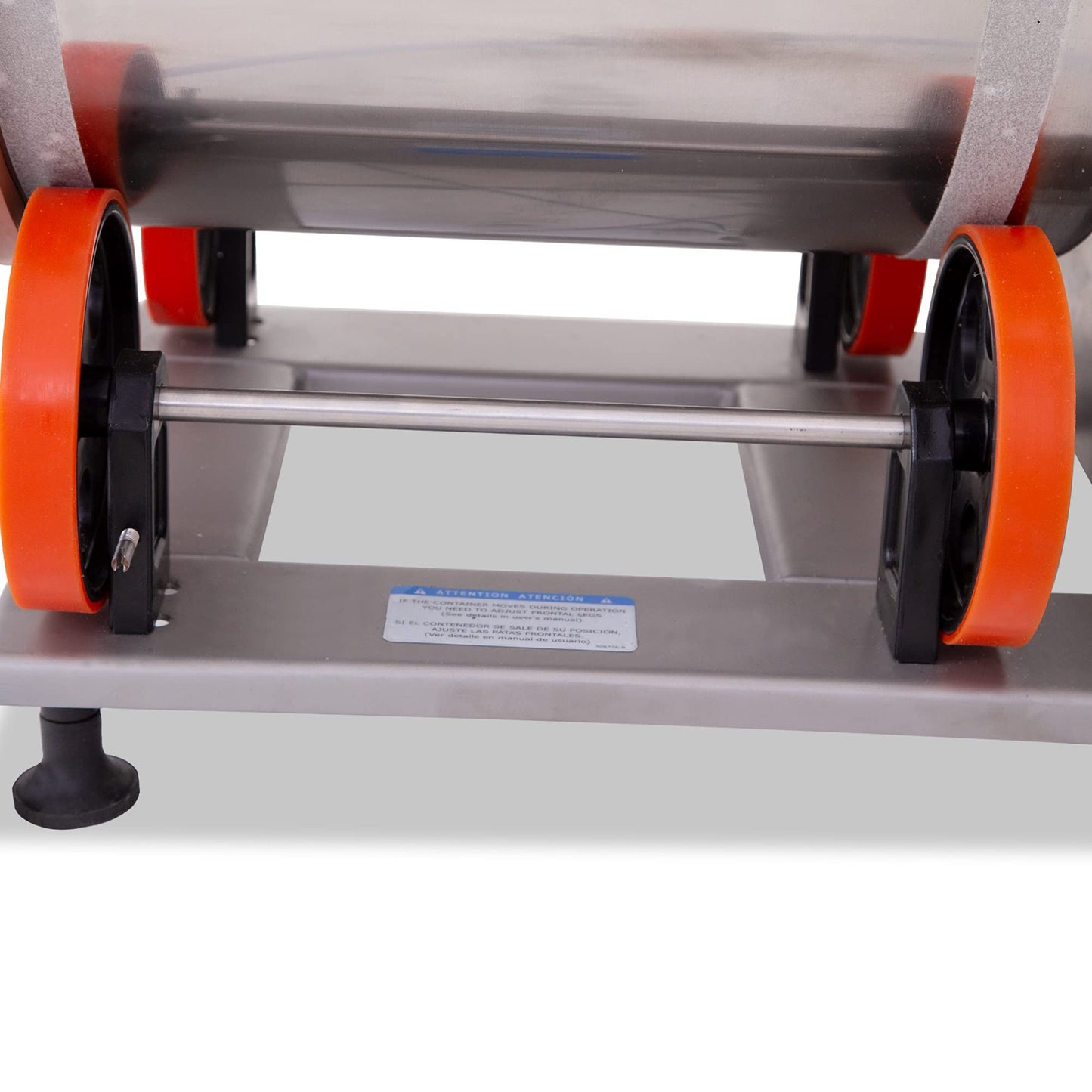 PRO-CUT KMV-25, 1/6 HP Motor, 120V, 1 Phase, Stainless Steel Tumbler, Transparent Robust Polycarbonate LID, 55LBS Tumble Capacity, 9 GL/MIN Pump Capacity