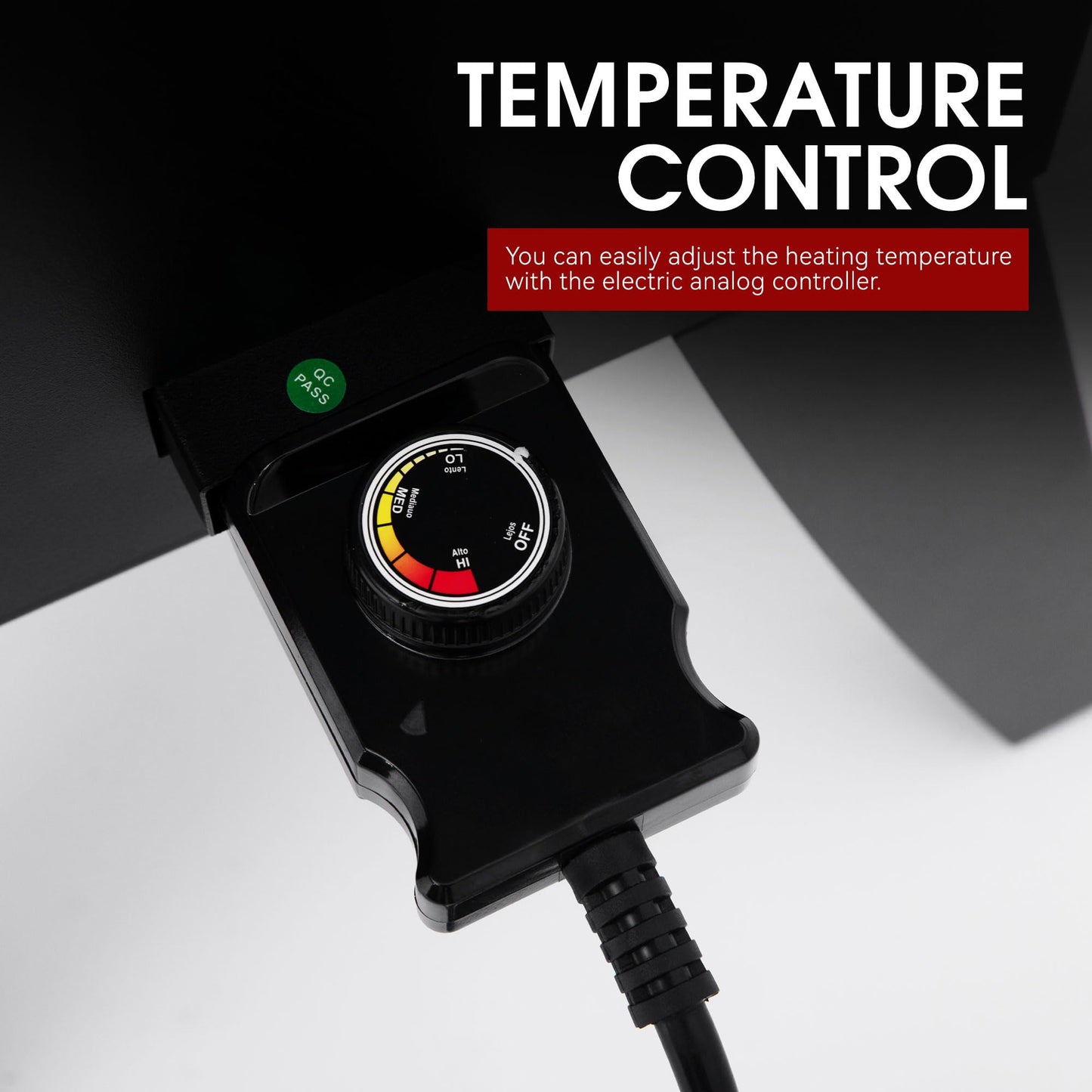 Royal Gourmet SE2805 28-Inch Analog Electric Smoker with 3 Cooking Grates, Outdoor Smoker with Adjustable Temperature Control & 454 Sq. In. Cooking Area for Outdoor Backyard BBQ, Black