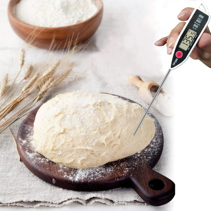 Digital Meat Food Thermometer for Candy Candle Milk BBQCooking Kitchen BBQ, Probe Instant Read Thermometer for Pork Deep Fry Roast Baking Temperature