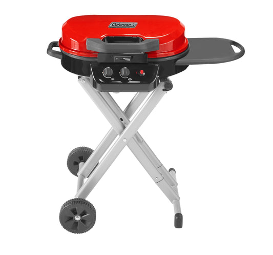 Coleman RoadTrip 225 Portable Propane Grill, 2-Burner Gas Grill with Matchless Ignition & Adjustable Temperature Control, 11,000 BTUs of Power for Grilling, Tailgating, Camping, BBQ, & More