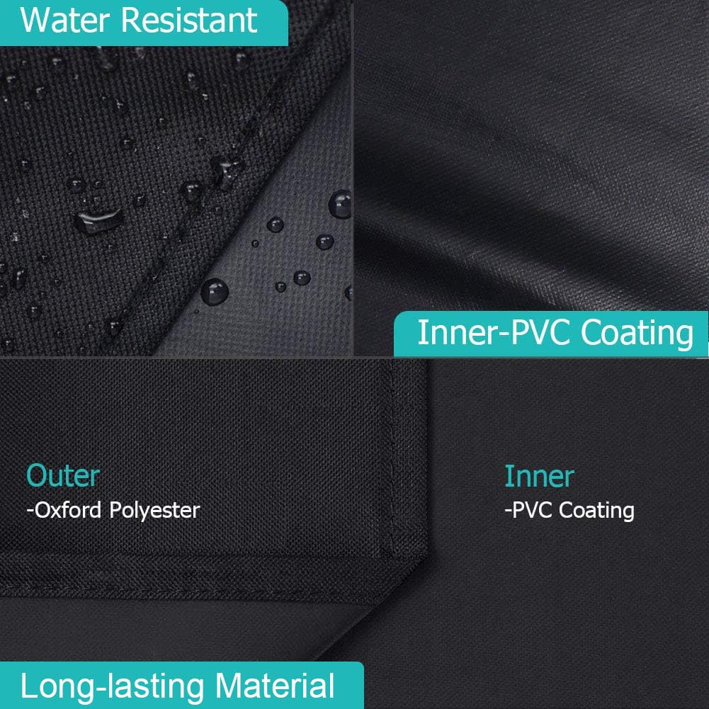 i COVER Grill Cover for Oklahoma Joe's Longhorn Combo Charcoal Gas Smokers & Grills Protection Heavy Duty Waterproof Patio Outdoor Canvas Barbeque BBQ Smoker Covers