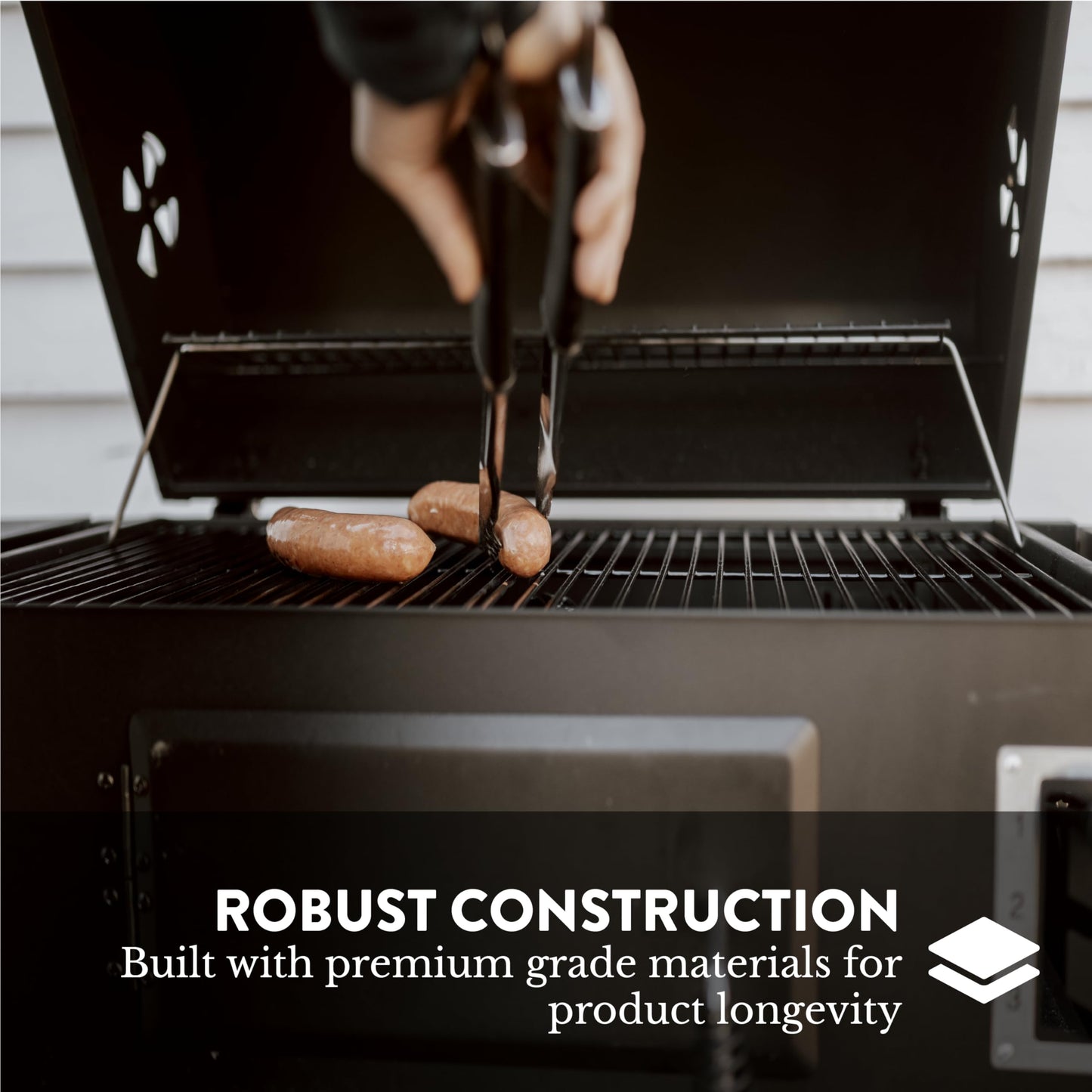 Gas One Charcoal Grill – 24-inch BBQ Charcoal Grill – Charcoal Smoker with Multiple Tier Heat Control – Outdoor Grill for Camping, Picnic, Patio, Backyard Barbecue, Outdoor Cooking