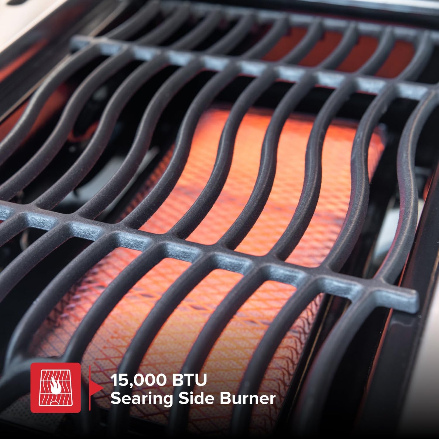 Nexgrill Deluxe 6-Burner Propane Gas Grill with Ceramic Searing Side Burner, Rotisserie Kit, 60,000 BTUs Output, and Stainless Steel Control Panel, BBQ Grill Perfect for Outdoor Gatherings - 720-0896B