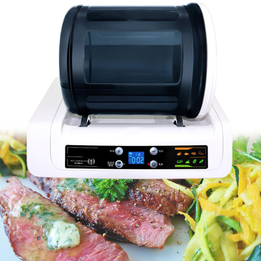 TYYMLY Electric Vacuum Food Tumbling Machine Vacuum Tumbler Marinator,5L Meat Tumbler Marinating Machine,Vegetable Marinating,for Beef Pork Mutton Chicken