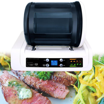 GESAIDES Vacuum Tumbler Marinator, 5L Meat Tumbler Marinating Machine, Vegetable Marinating, for Beef Pork Mutton Chicken