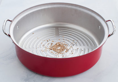 Nordic Ware Stovetop Kettle Smoker, Full Size, Red