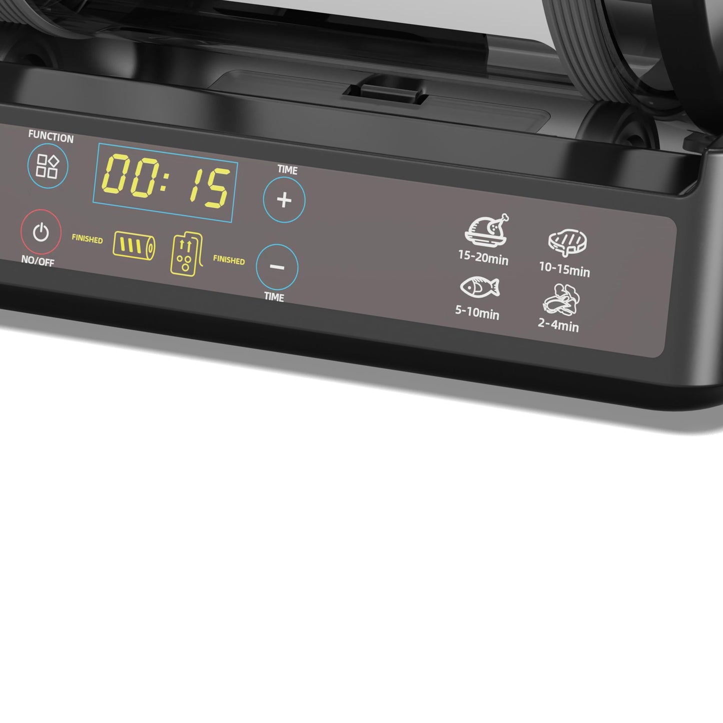 15 Minute Vacuum Tumbler Marinator for Meat Vegetable with Leak Proof Clip and Free Meat Tenderizer