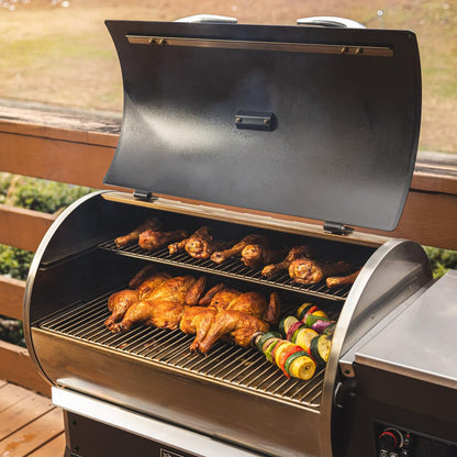 recteq Pellet Smoker Grill Deck Boss 800, Electric Pellet Smoker, Outdoor Grills & Smokers, Wi-Fi-Enabled BBQ Grill