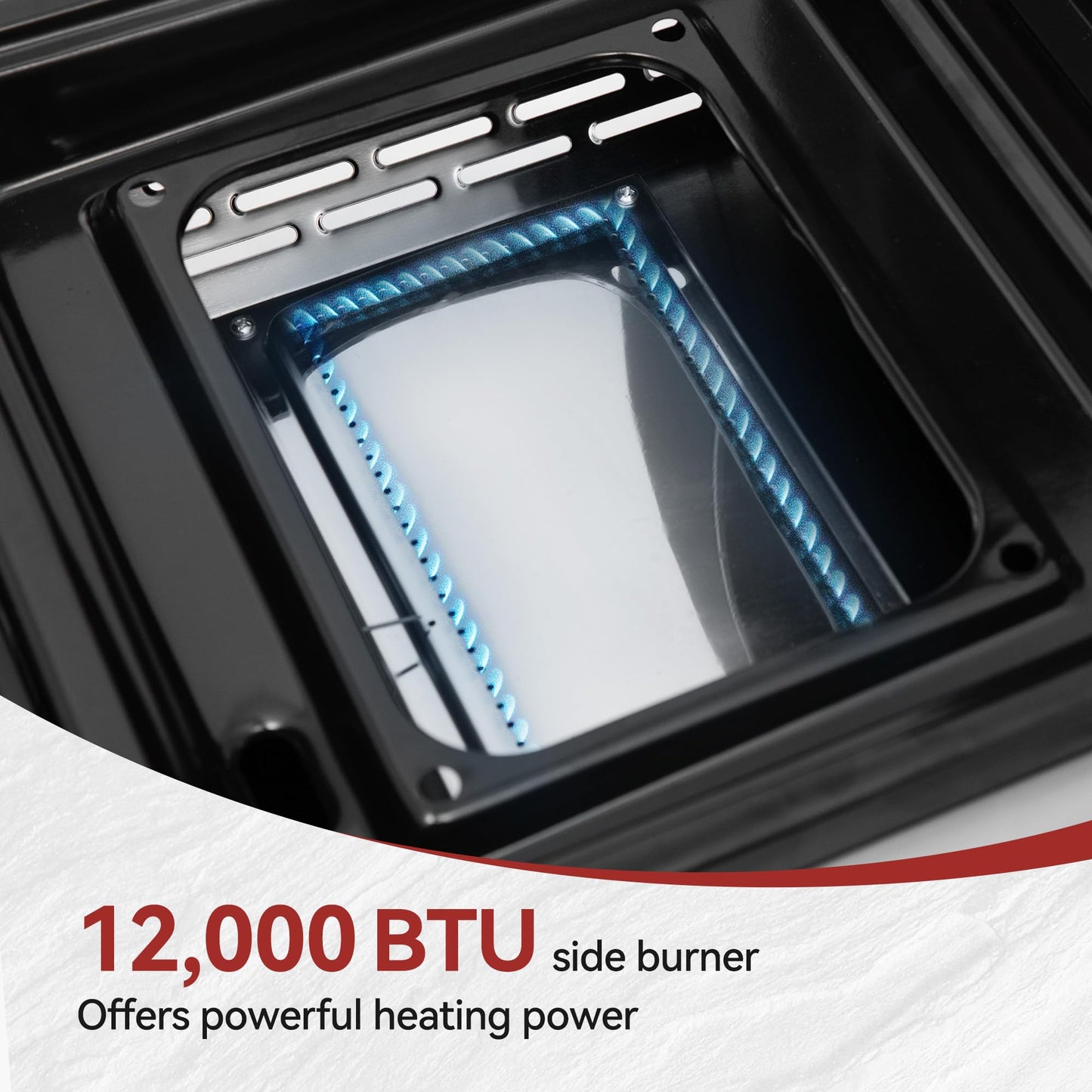 Royal Gourmet PD1305H 3-Burner Propane Gas Grill and Griddle Combo with Lid, 3-in-1 Grill Griddle Combo with 29,000 BTUs Output for Outdoor Cooking, 364 Sq. In. Cooking Area, Silver & Black