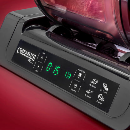 STX International Chef's Elite Vacuum Marinator & Tumbler | Marinate Meat & Vegetables in 15 Minutes | Adjustable Timer | Auto Shut-Off | Meat Tenderizer Included