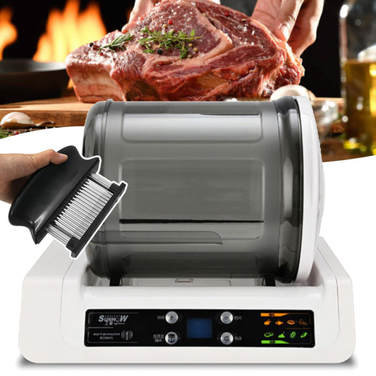 Vdniduir Commercial Vacuum Meat Tumbler Marinating Machine,Hamburger Pickling Machine, for Chicken/Beef/Bacon,Meat & Vegetable