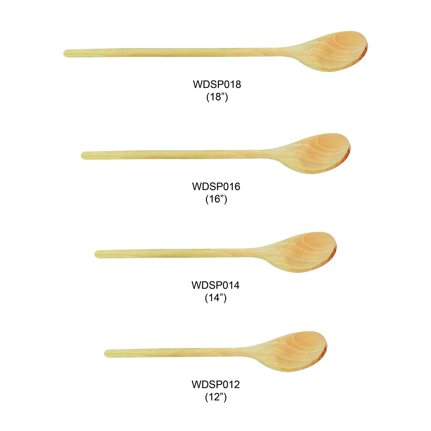 Thunder Group Wooden Spoon, 18" W