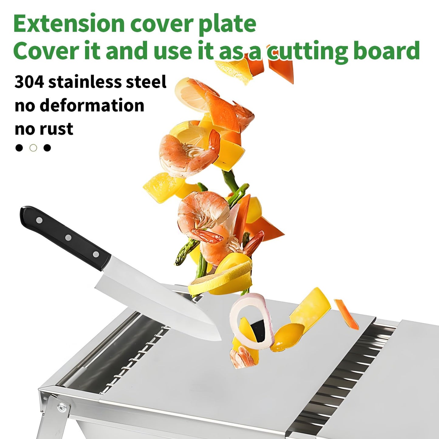 Stainless Steel Grill for Home Indoor Outdoor Camping Charcoal Convenient Folding BBQ Grill Silver Stand