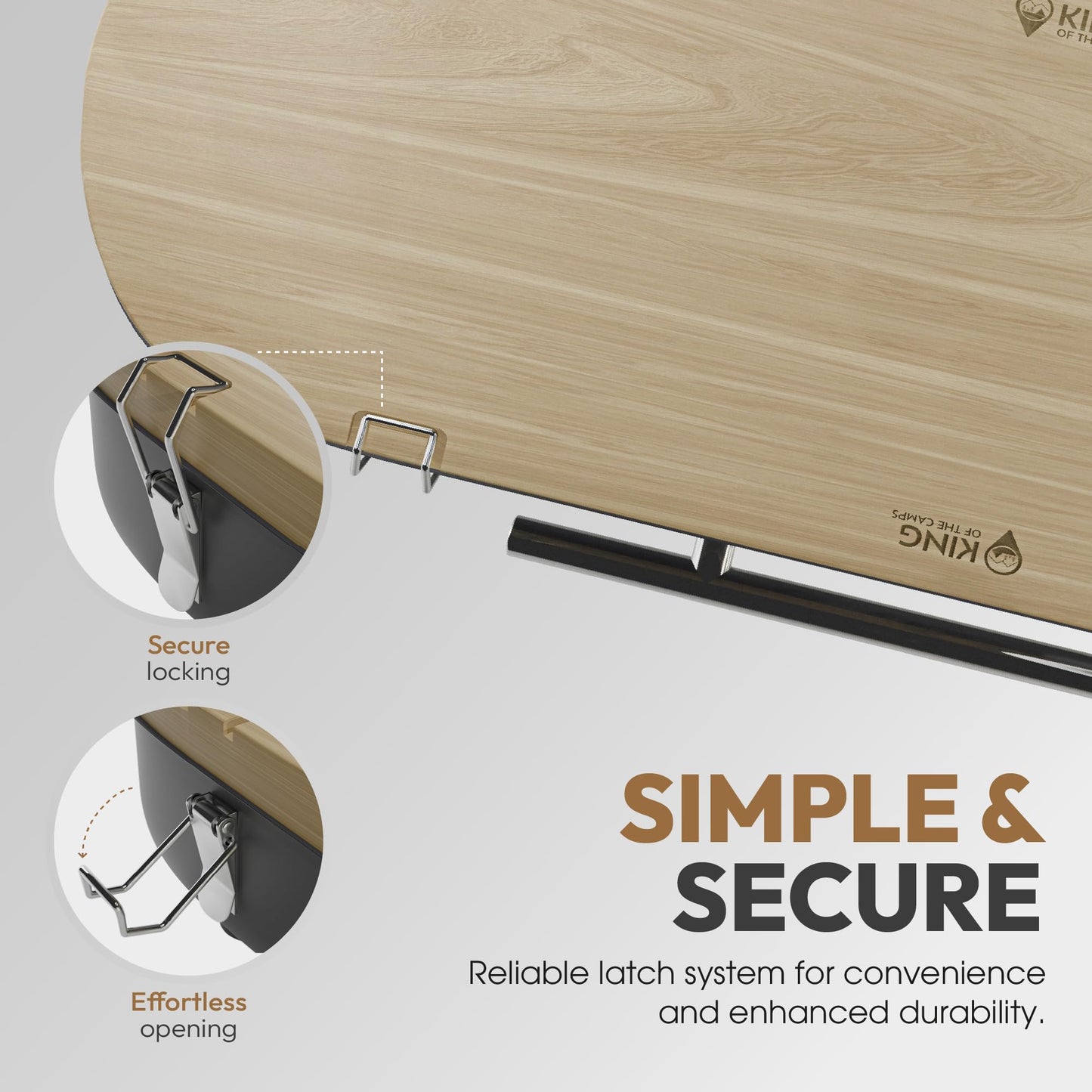 King of the Camps Portable Charcoal Grill - Tabletop Barbecue For Outdoor Cooking - Outdoor Travel Portable BBQ Grill For Camping - Mini Charcoal Grill For Camping Cooking