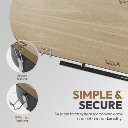 King of the Camps Portable Charcoal Grill - Tabletop Barbecue For Outdoor Cooking - Outdoor Travel Portable BBQ Grill For Camping - Mini Charcoal Grill For Camping Cooking