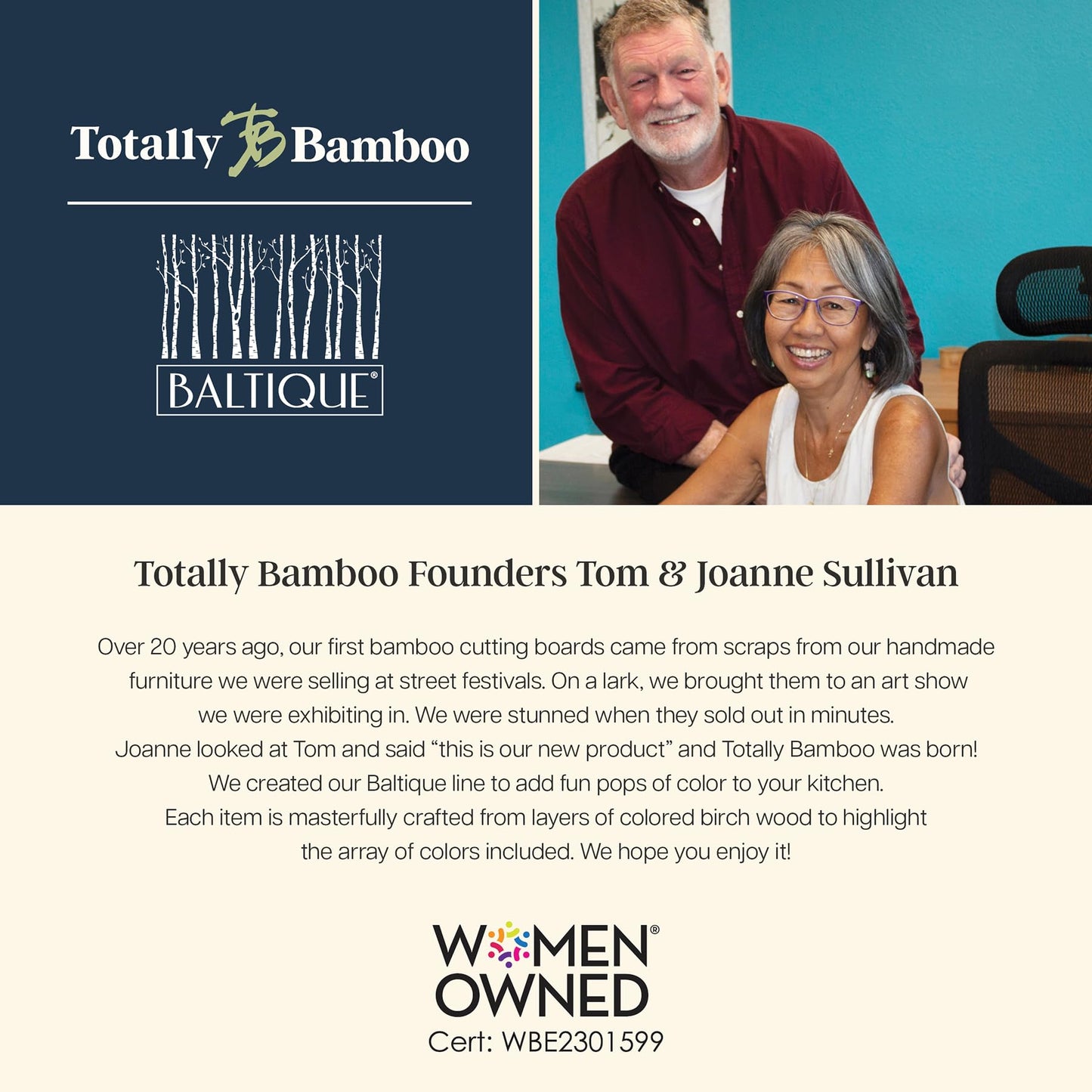 Baltique Mykonos Collection Wooden Cooking Spoon — 12.5-Inch Kitchen Utensil for Mixing, Stirring, Serving — Safe for Nonstick Cookware