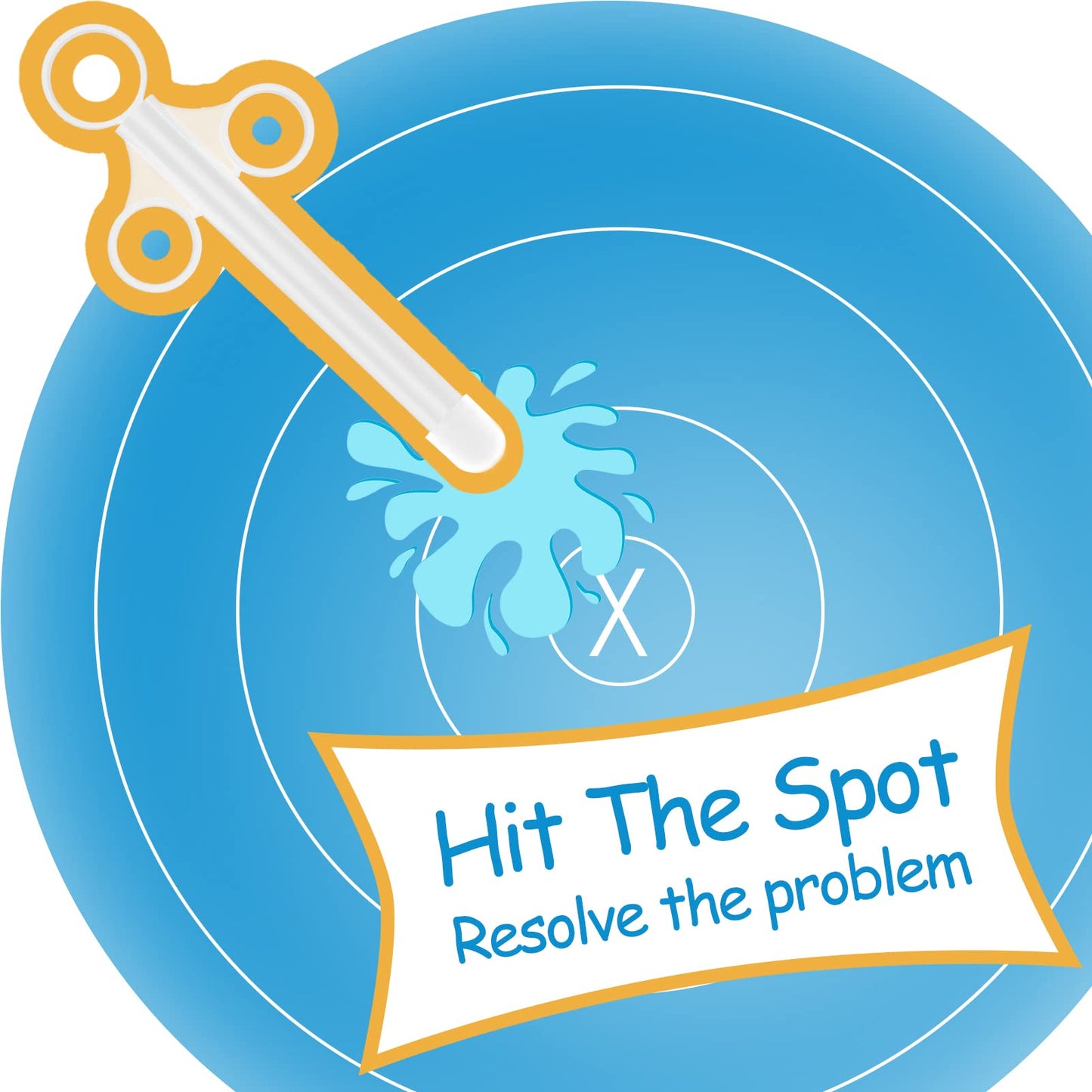 Lube Applicator Syringes, Precision Lubricant Dispensers, 2-Pack Injector with Smooth Rounded Cap, Ideal for Men, Women & Couples - Reusable, Easy to Use & Clean [10ml][White & Red]