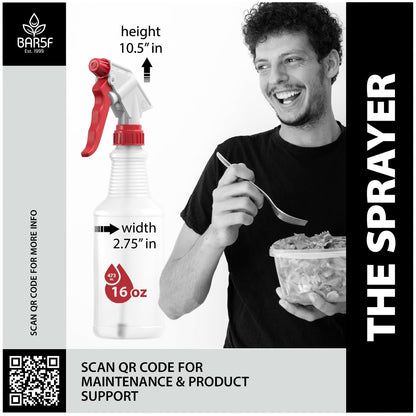 Bar5F Spray Bottle 16-Ounce for BBQ Grilling Smoking & Baking Food Grade Grill Spritzer Meat Smoker Butchers Tools & Chef Gadgets (1)
