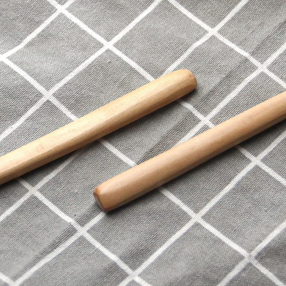 1 Pieces Olive Wooden Spoon,11 Inches Korean Style Long Handle Wooden Round Slotted Spoons for Jam Olive