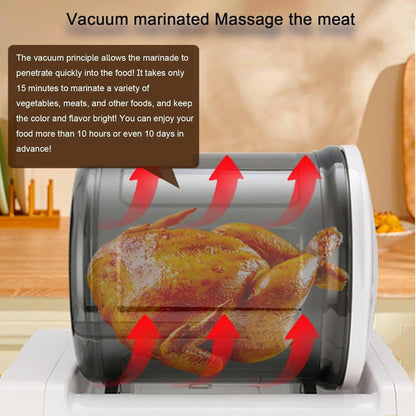 Vacuum Tumbler Marinator,Electric Vacuum Tumbler Marinating Machine,Automatic Meat Tumbler Marinator,Commercial Vegetable Marinator