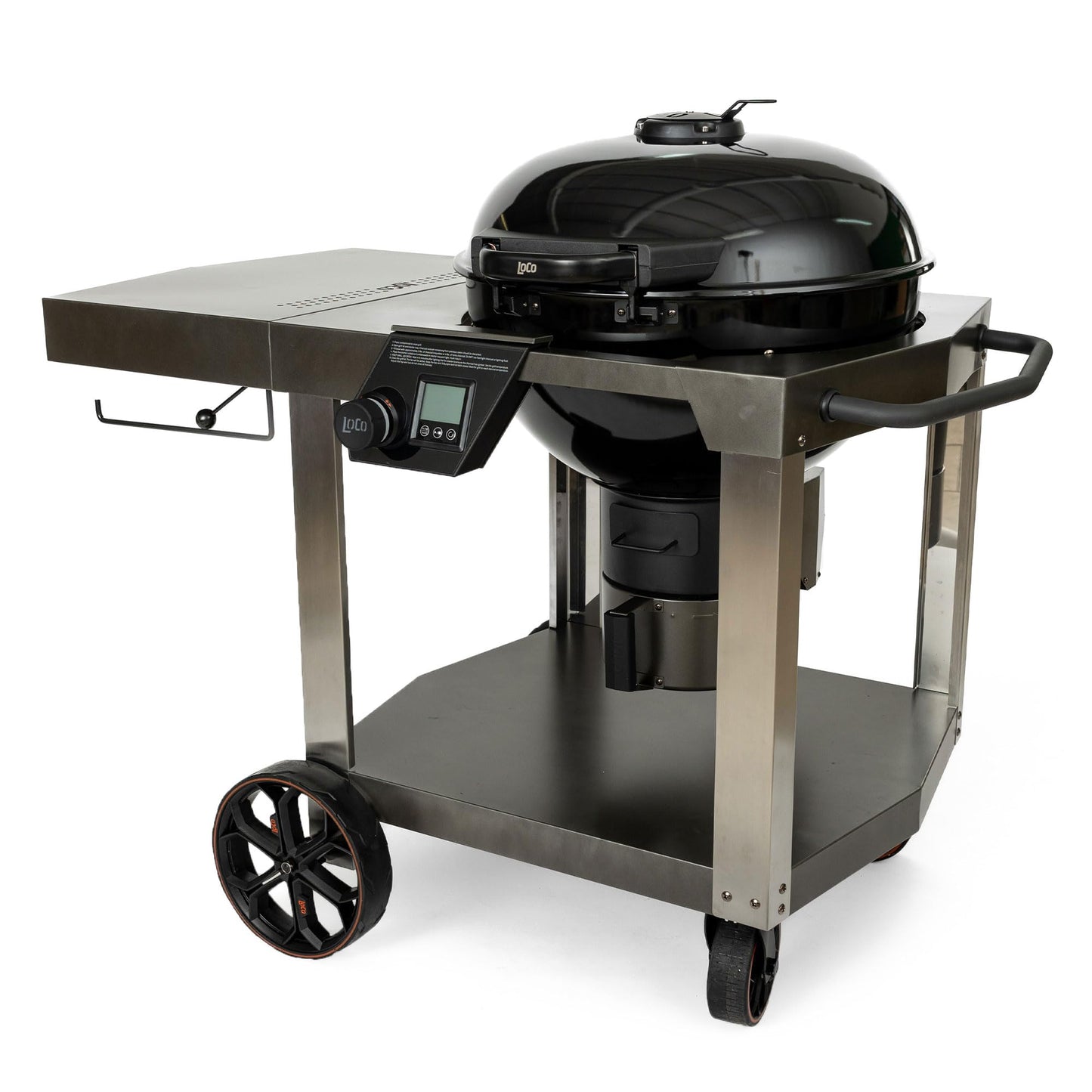 LoCo Cookers SmartTemp Kettle Grill with Cart, Charcoal or Wood Compatible, 22.5"