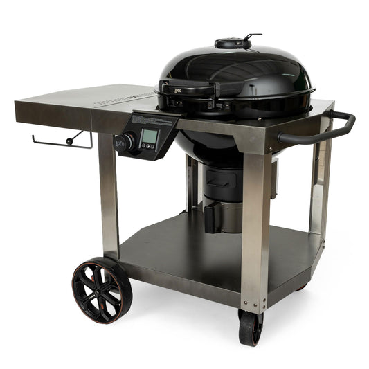 LoCo Cookers SmartTemp Kettle Grill with Cart, Charcoal or Wood Compatible, 22.5"