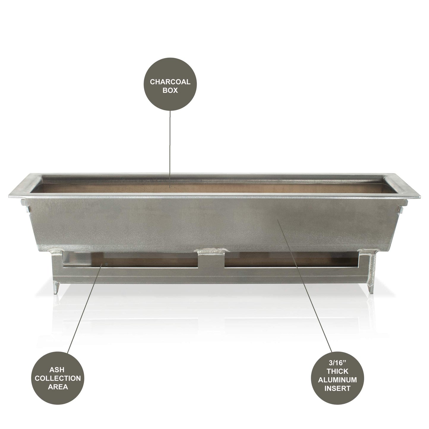 The Bincho Grill GR610S – 24" Tabletop Yakitori Grill – Japanese Style Charcoal Robata BBQ – Binchotan Grill for Authentic Japanese Grilling – Made from Durable Stainless Steel