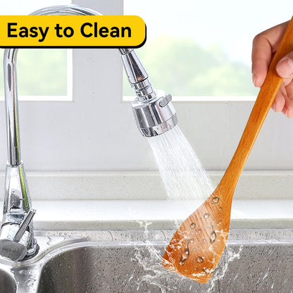 Wooden Spatula for Cooking, 9.7in Small Flat Frying Spatula Turner Wooden Cooking Utensils Flat for Nonstick Cookware Wok Accessories(Light Wood Color)