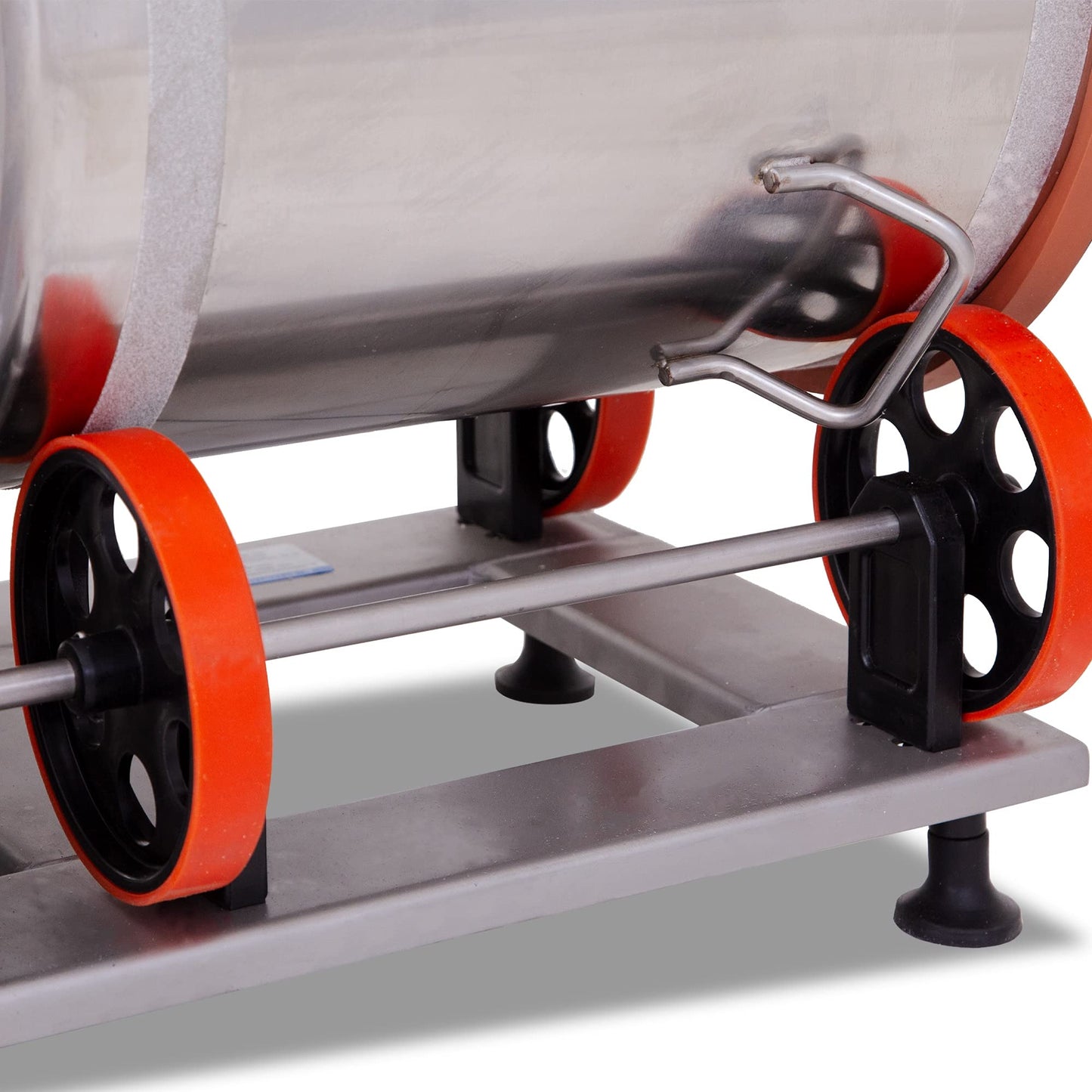 PRO-CUT KMV-25, 1/6 HP Motor, 120V, 1 Phase, Stainless Steel Tumbler, Transparent Robust Polycarbonate LID, 55LBS Tumble Capacity, 9 GL/MIN Pump Capacity