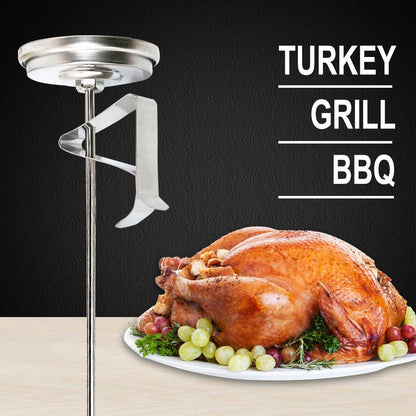 KT THERMO Candy/Deep Fry Thermometer with 12'' Stainless Steel Food Grade Probe and Clip, Fast Instant Read Large 2" Dial,Temperature Range 50 to 550 ºF / 20 to 280°C