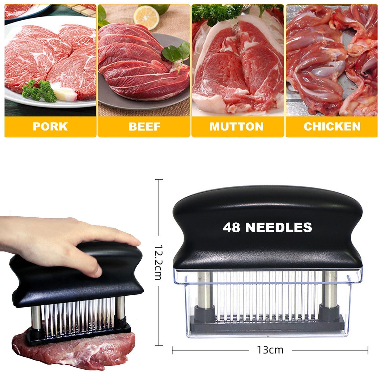 Vdniduir Commercial Vacuum Meat Tumbler Marinating Machine,Hamburger Pickling Machine, for Chicken/Beef/Bacon,Meat & Vegetable