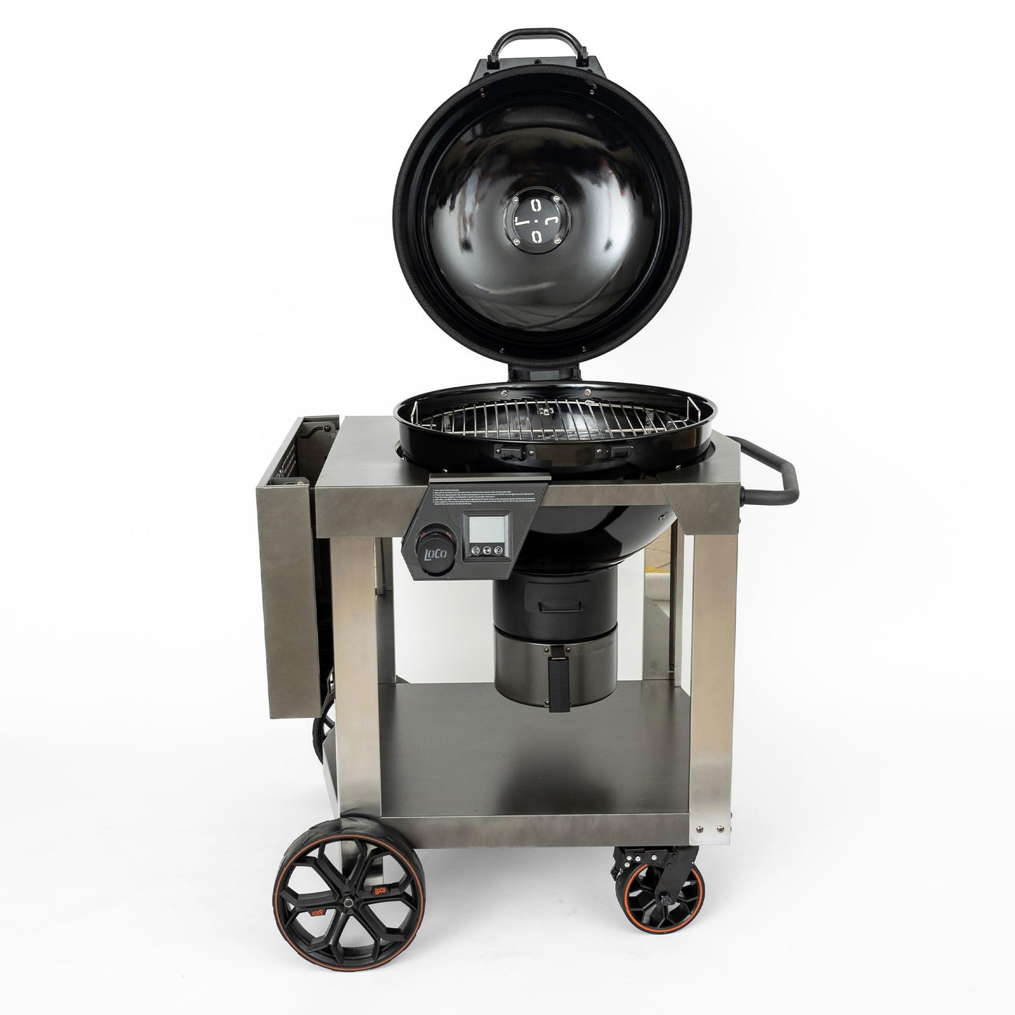 LoCo Cookers SmartTemp Kettle Grill with Cart, Charcoal or Wood Compatible, 22.5"
