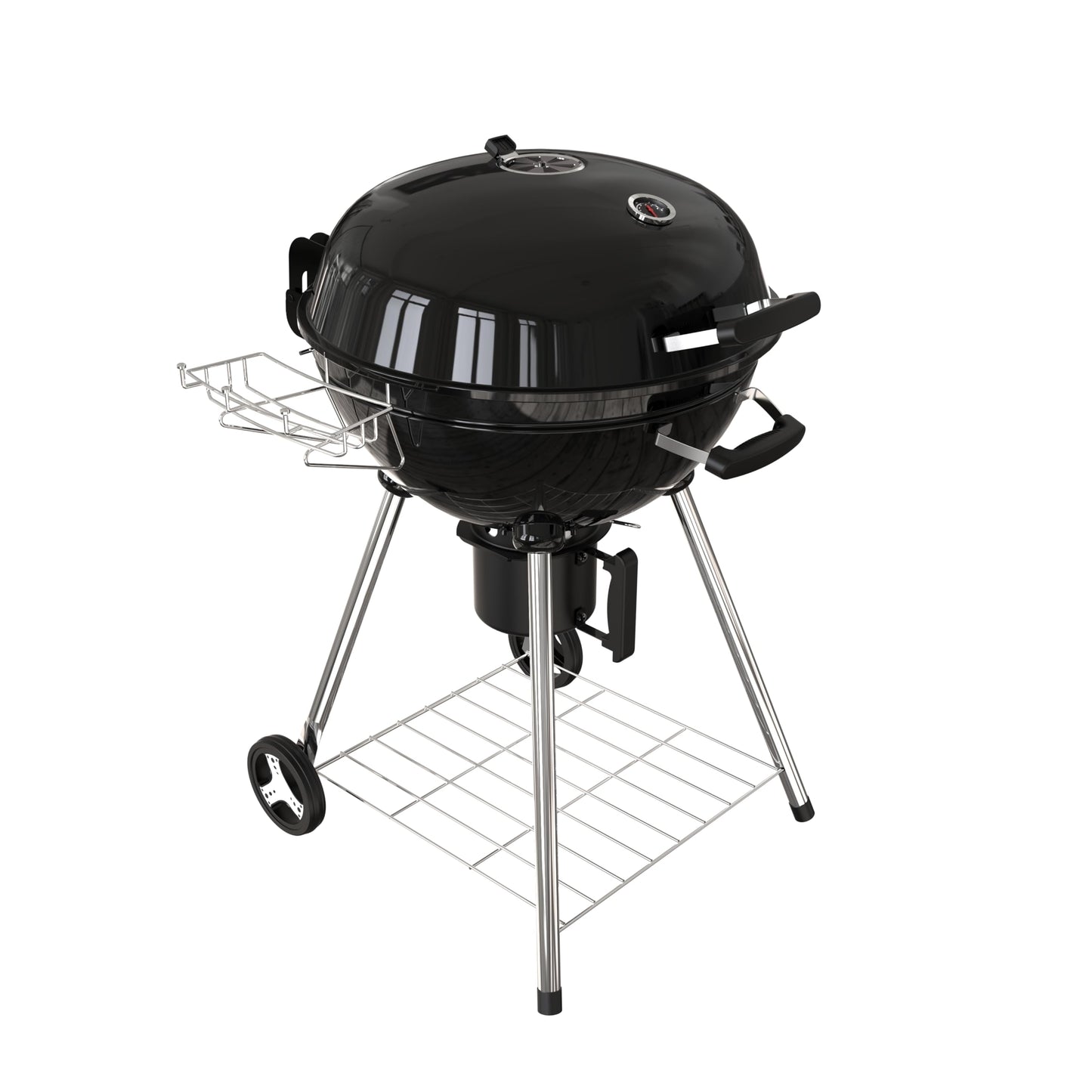 GRILIFE 22 inch Premium Charcoal Grill, Portable Kettle Barbecue Grill, Round BBQ&Smoker Grills Large 2-Tier Cooking Space for Outdoor BBQ Event, Tailgating, Camping and Backyard, Black
