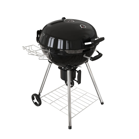 GRILIFE 22 inch Premium Charcoal Grill, Portable Kettle Barbecue Grill, Round BBQ&Smoker Grills Large 2-Tier Cooking Space for Outdoor BBQ Event, Tailgating, Camping and Backyard, Black