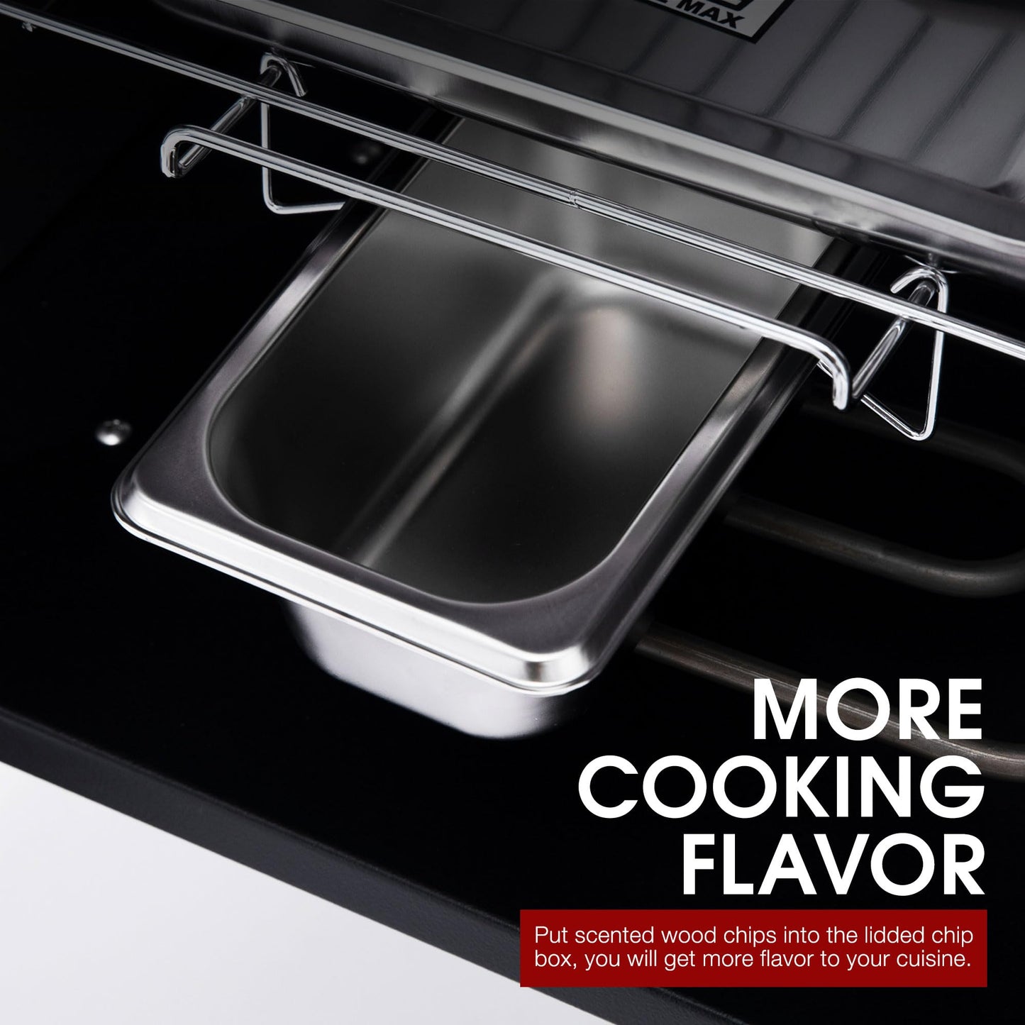 Royal Gourmet SE2805 28-Inch Analog Electric Smoker with 3 Cooking Grates, Outdoor Smoker with Adjustable Temperature Control & 454 Sq. In. Cooking Area for Outdoor Backyard BBQ, Black