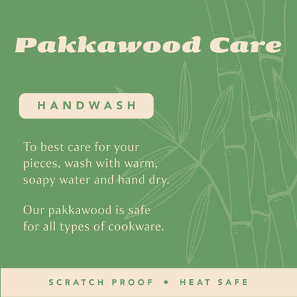 Island Bamboo 12 Inch Pakkawood Spoon - Island Bamboo Pakkawood Utensils, Colorful Wooden Spoons, Utensils for Cooking, Mixing, & Measuring, Serve Pasta & Salad with Pakka Wood Kitchen Utensils