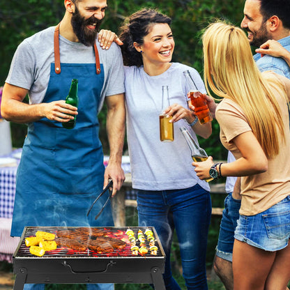 Uten Charcoal Grill, BBQ Grill Folding Portable Lightweight smoker Grill (Medium)