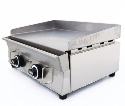 PreAsion Commercial LPG Gas Griddle with Pressure relief valve Grill Griddle Tabletop Flat Top Countertop Restaurant Griddle Grill Teppanyaki Grill